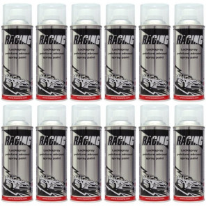 RACING Lackspray 2 Schicht Klarlack 25 % Gratis Inhalt 12x 500ml