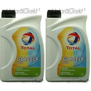 Total Glacelf Plus Kühlerfrostschutz Konzentrat 2x 1l = 2 Liter