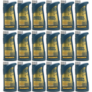 Mannol Kühlerfrostschutz Antifreeze AG13+ -40 Fertigmischung 18x 1l = 18 Liter
