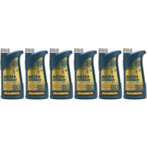 Mannol Kühlerfrostschutz Antifreeze AG13+ -40 Fertigmischung 6x 1l = 6 Liter