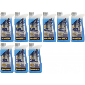Mannol Kühlerfrostschutz Antifreeze AG11 -40 Fertigmischung 9x 1l = 9 Liter