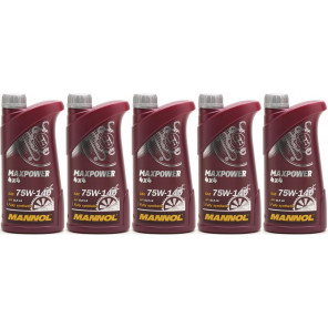 MANNOL Maxpower 4x4 75W-140 API GL 5 LS 5x 1l = 5 Liter