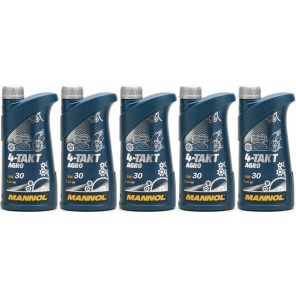 MANNOL 4-Takt Agro SAE 30 5x 1l = 5 Liter
