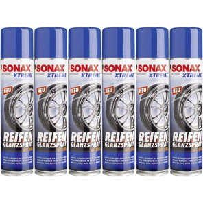 SONAX XTREME Reifen Glanz Spray 6x 400 Milliliter
