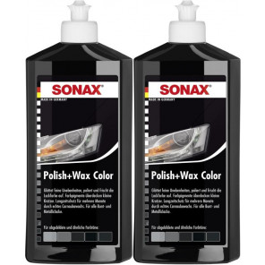SONAX Polish & Wax Color NanoPro schwarz 2x 500ml