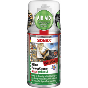 SONAX 03237000 - Klimaanlagenreiniger/-desinfizierer - KlimaPowerCleaner AirAid probiotisch Cherry Kick