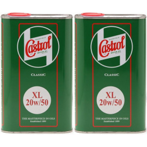 Castrol Classic XL 20W-50 Oldtimer Öl / Classic Cars Motoröl 2x 1l = 2 Liter
