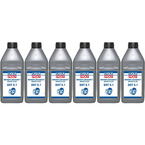 Liqui Moly 21162 Bremsflüssigkeit DOT 5.1 6x 1l = 6 Liter