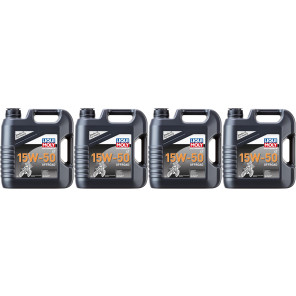 Liqui Moly 3058 Motorbike 4T 15W-50 Offroad 4x 4l = 16 Liter