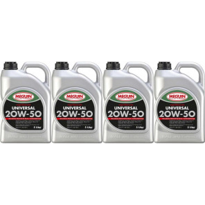 Meguin megol 4381 Motoröl Universal SAE 20W-50 4x 5 = 20 Liter