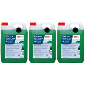 EUROLUB Klar Sicht Sommer 1:10 Konzentrat 3x 5 = 15 Liter