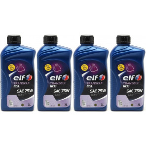 Elf Tranself NFX 75W Schaltgetriebeöl (Nachfolger von NFP/NFJ) 4x 1l = 4 Liter