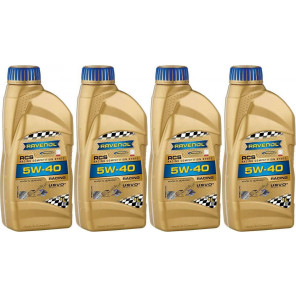 Ravenol RCS Racing Competition Synto SAE 5W-40 Motoröl 4x 1l = 4 Liter