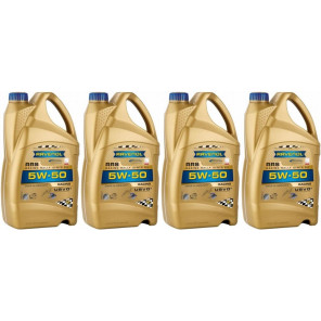 Ravenol RRS RACING RALLYE SYNTO SAE 5W50 Motoröl 4x 5 = 20 Liter