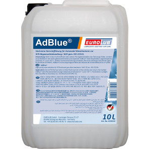 Eurolub AdBlue Harnstofflösung 10l Kanne mit Ausgießer