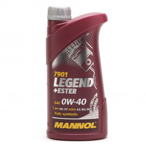 MANNOL Legend+Ester 0W-40 Motoröl 1l