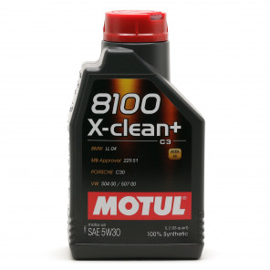 Motul 8100 X-clean + 5W-30 Motoröl 1l