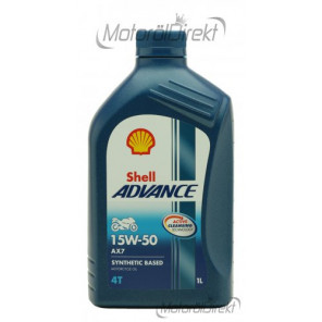 Shell Advance AX7 4T 15W-50 Motorrad Motoröl 1l