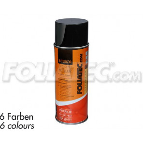 Foliatec INTERIOR Color Spray, schwarz glänzend 400ml