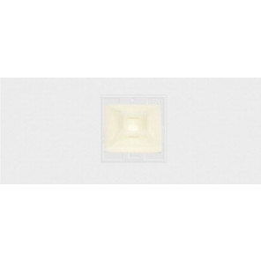 Klebesockel 4,8 / 28 x 28, Für Kabelbandbreite 4,8 mm, natur 6Stk.