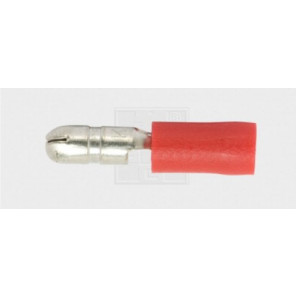 Rundstecker 4/0,5-1mm², rot 5Stk.