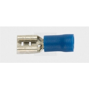 Flachsteckhülse 6,3/1,5-2,5mm², blau 7Stk.
