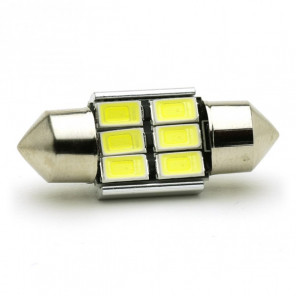 LED Soffitte C5W 31mm 6x 5630 SMD Weiß Canbus