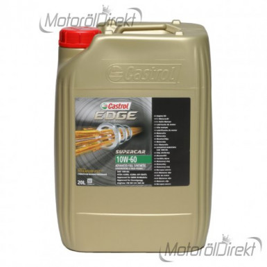 LUBRIALPHA Castrol Edge Supercar 10W60 Motoröl – 7 Liter, Für Hochleistungsmotoren