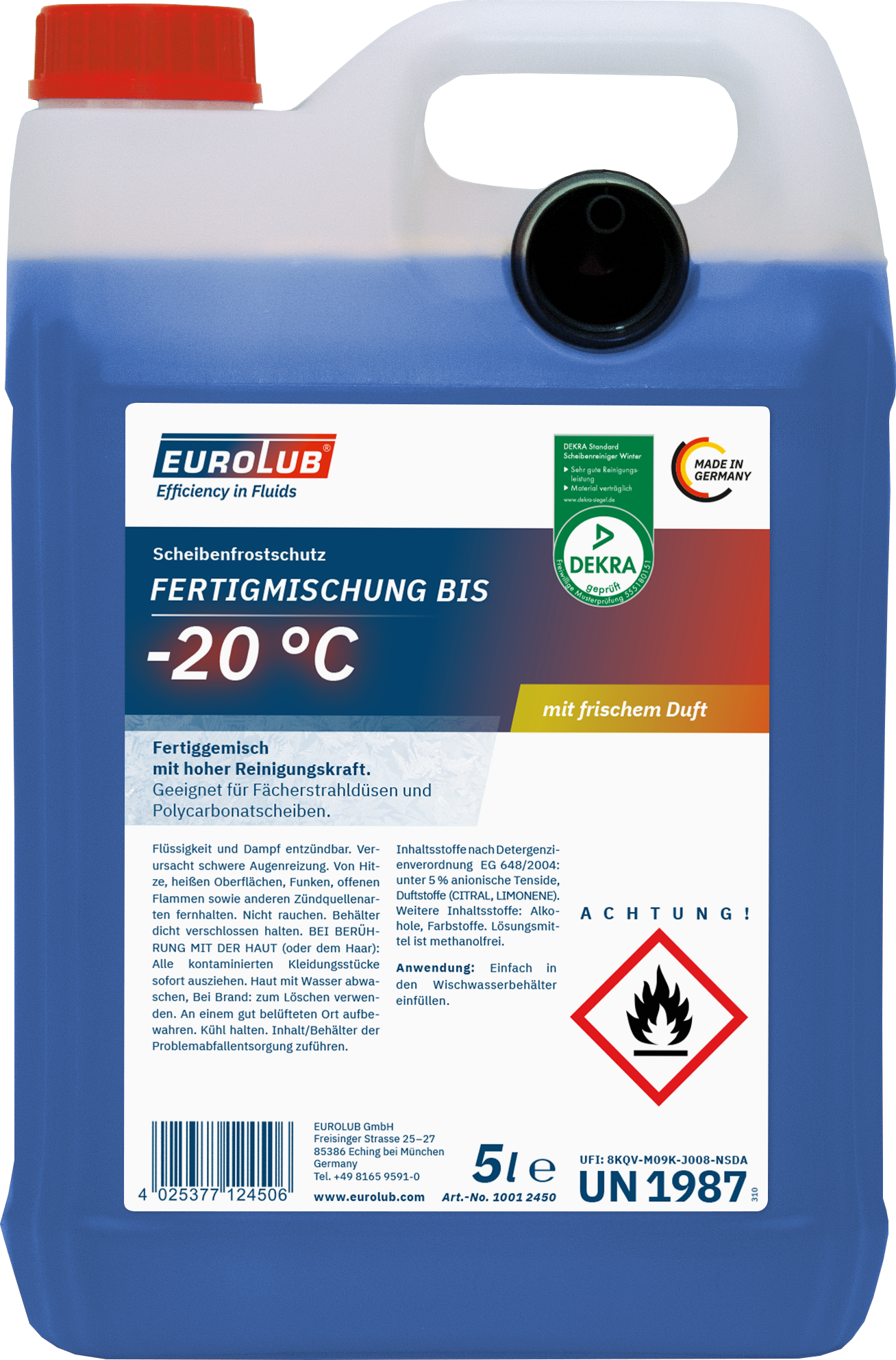 Scheibenfrostschutz -22 C 1 Liter Fertigmischung - Der Online Store