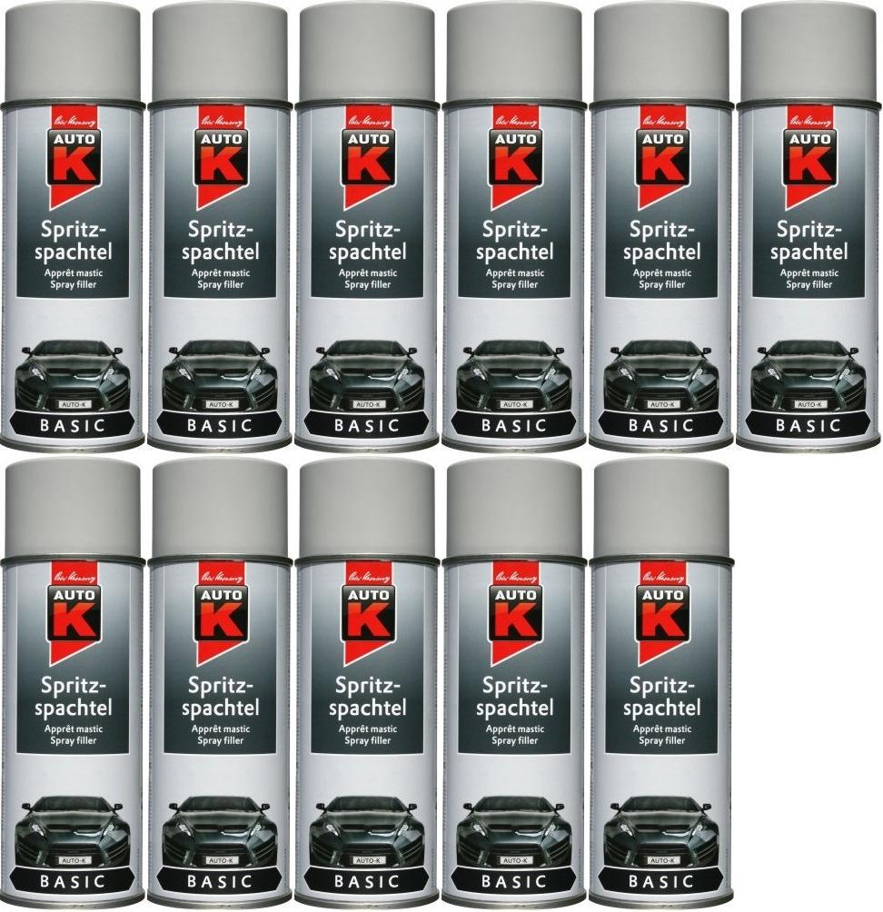 Auto-K Basic Spritzspachtel, 11x 400 Milliliter - Spachtel - Farben & Lacke  - Zubehör 