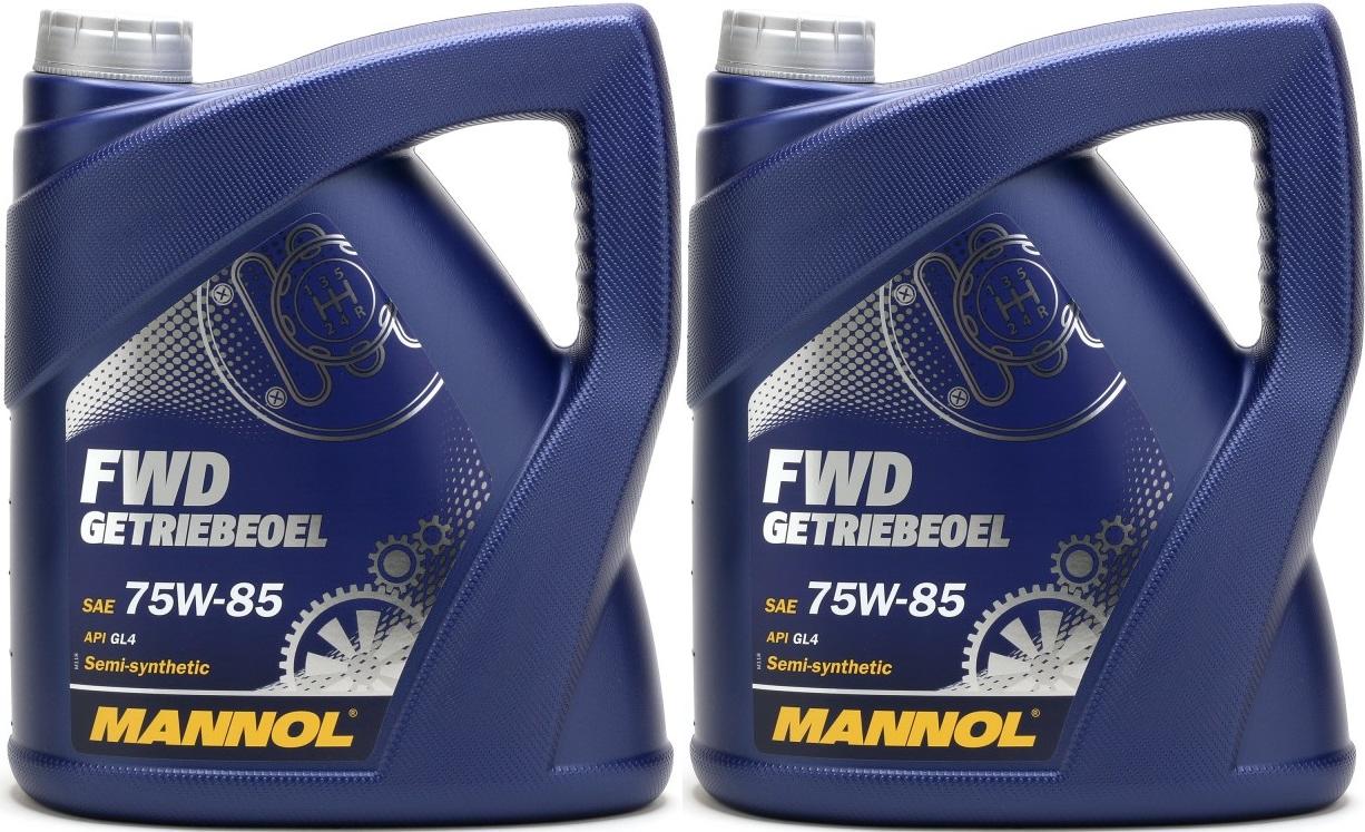 MANNOL FWD Getriebeöl 75W-85 API GL 4 2x 4l = 8 Liter - Achs-und