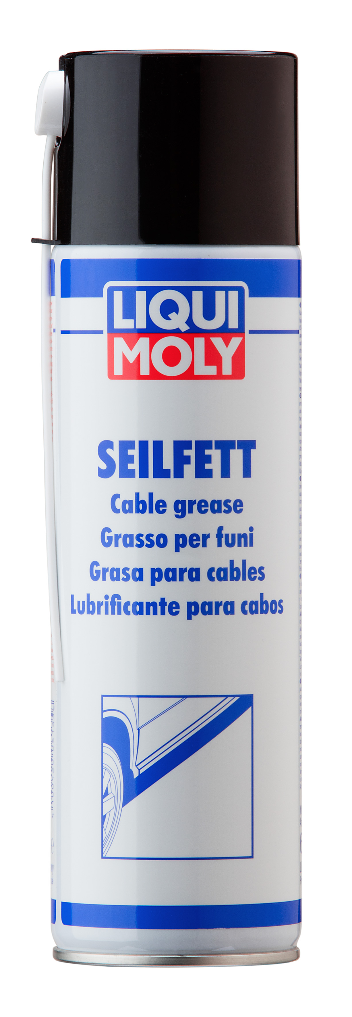 Liqui Moly 6135 Seilfett 500ml Fett Spray - Seilfette - Schmierfette - Öle  