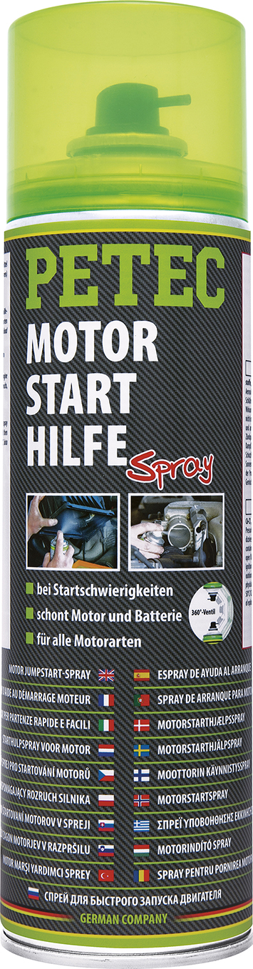 Petec Motor-Starthilfe Spray 500ml - Starthilfe Spray