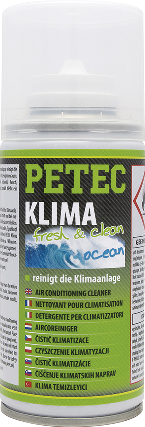Petec Klima fresh & clean 150ml automatik Spray antibakteriell - Klima-Anlagen-Reinigung/  Desinfektion - Sommer & Winterartikel - Zubehör 