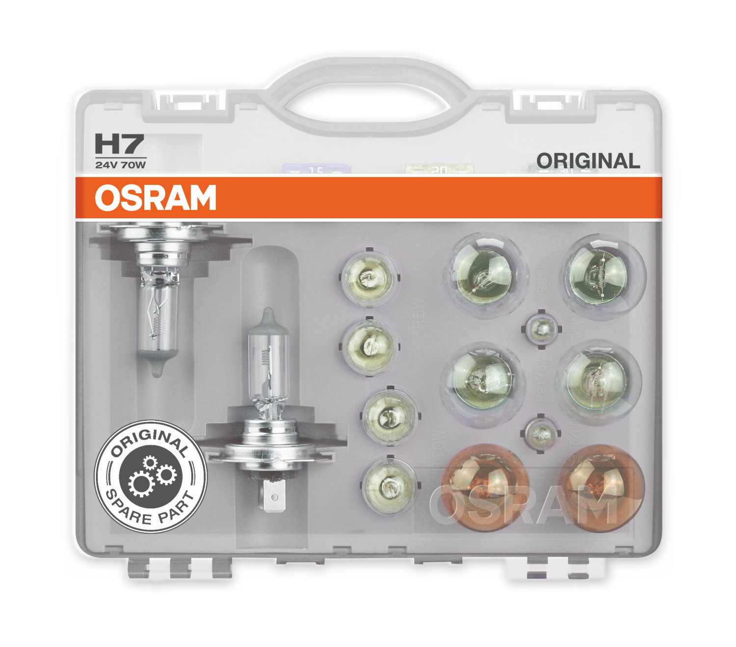 Osram H7 24V 70W Ersatzlampen-Box Original Spare Part für LKW - H7