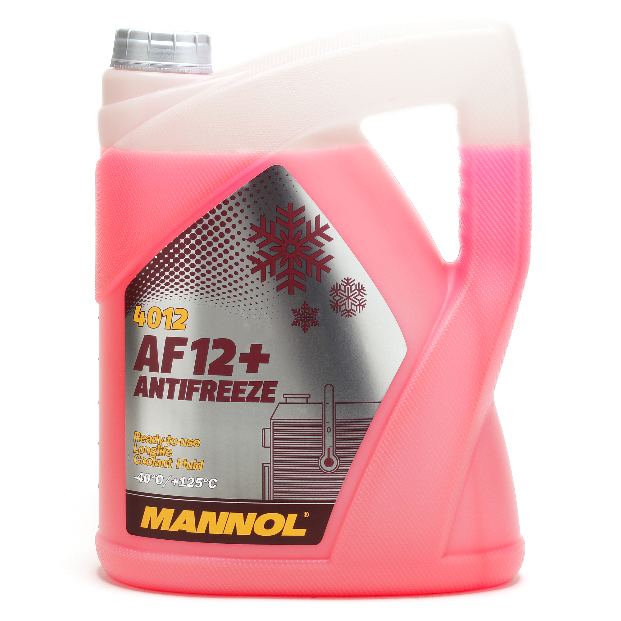 Frostschutzmittel Rot Mannol Antifreeze AF12+ Kühlflüssigkeit (-40°C) – 20 Liter Longlife Kanister Kühlmittel 20L Kanister