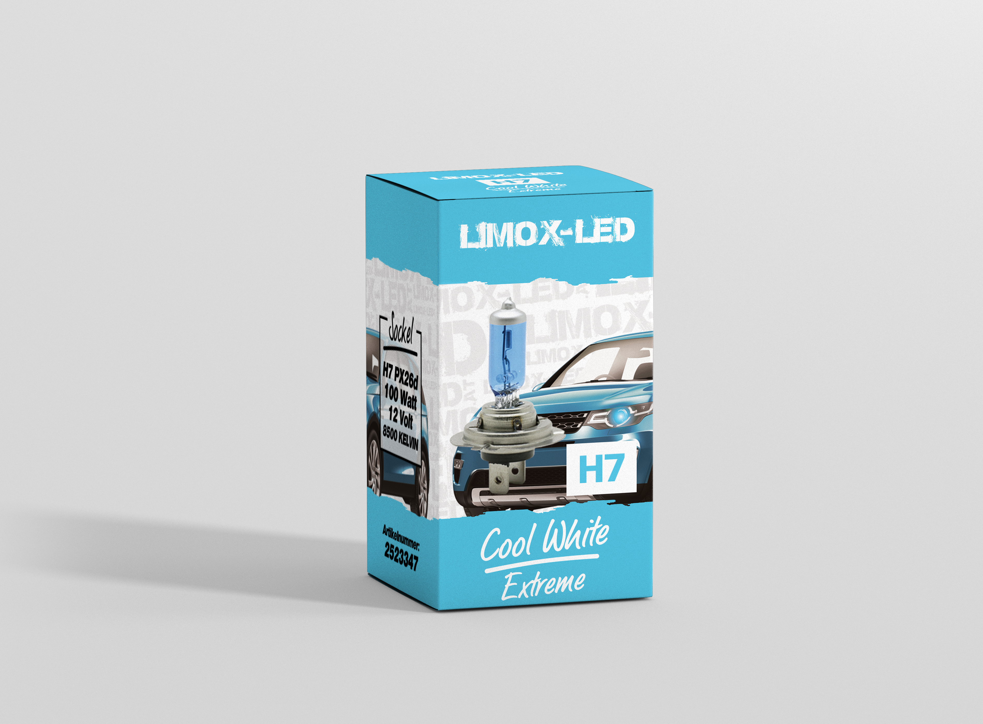 LIMOX H7 PX26d Cool White Extrem 100 Watt 8500 Kelvin - H7 - Halogenlampen  - Lampen/LED 
