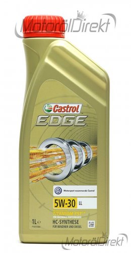 Castrol Edge 5W-30 LL Fluid Titanium (ex. FST) Motoröl Longlife III 1l 
