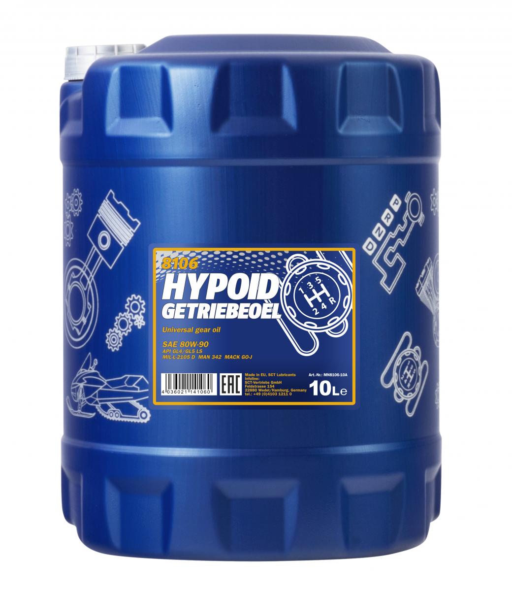 MANNOL Hypoid Getriebeöl 80W-90 API GL 4/GL 5 LS 10l Kanister -  Schaltgetriebeöle - Getriebeöle - Mannol - Öl Marken - Öle 